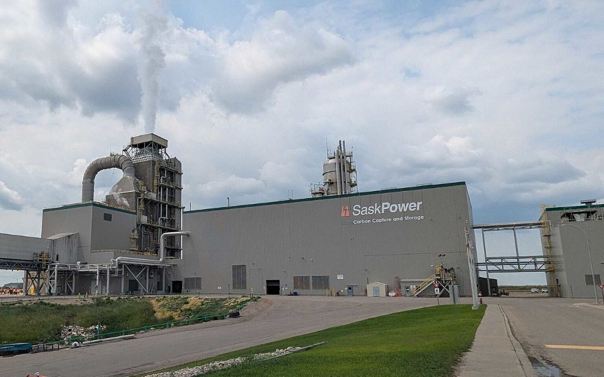 The carbon capture unit at Boundary Dam Unit 3, a coal plant in Saskatchewan