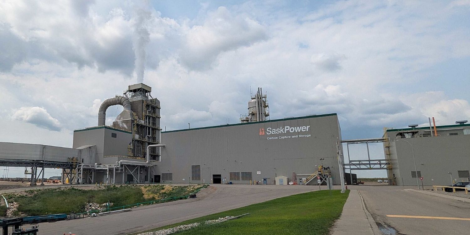The carbon capture unit at Boundary Dam Unit 3, a coal plant in Saskatchewan